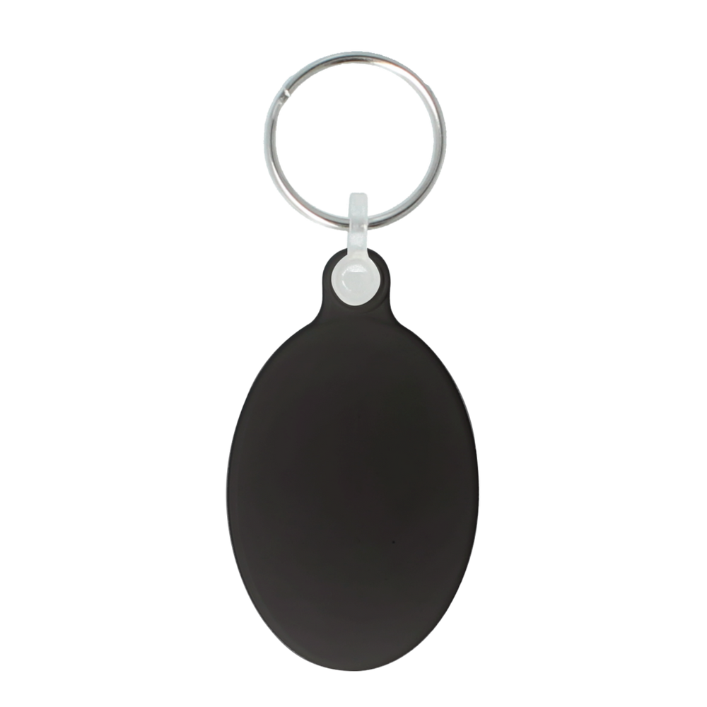 50mm Oval Keyring