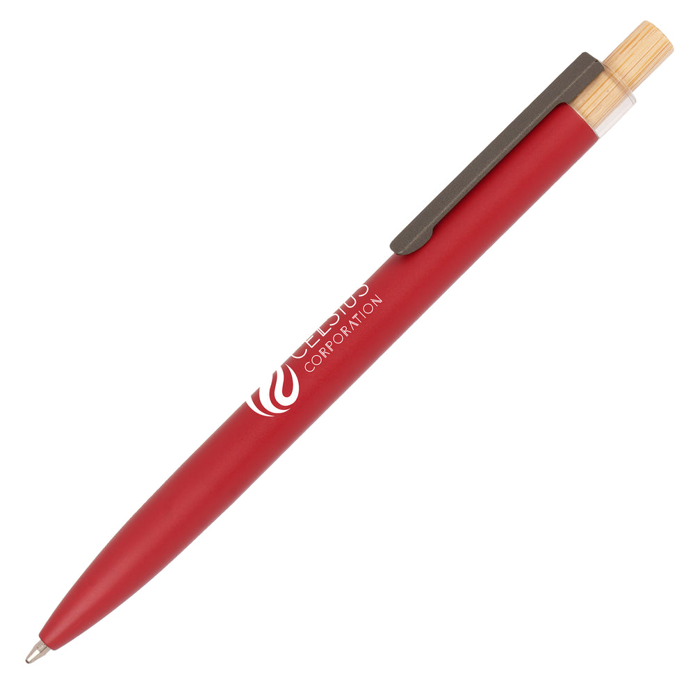 Refresh Recycled Aluminium Ball Pen Red