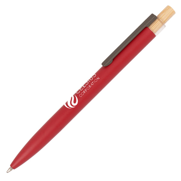 Refresh Recycled Aluminium Ball Pen Red