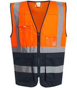 Regatta High Visibility Pro Executive Vest Orange/Navy