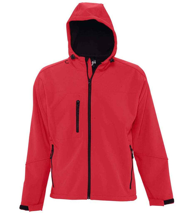 SOL'S Replay Hooded Soft Shell Jacket Pepper Red