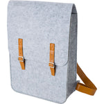 Branded Baldow RPET felt backpack