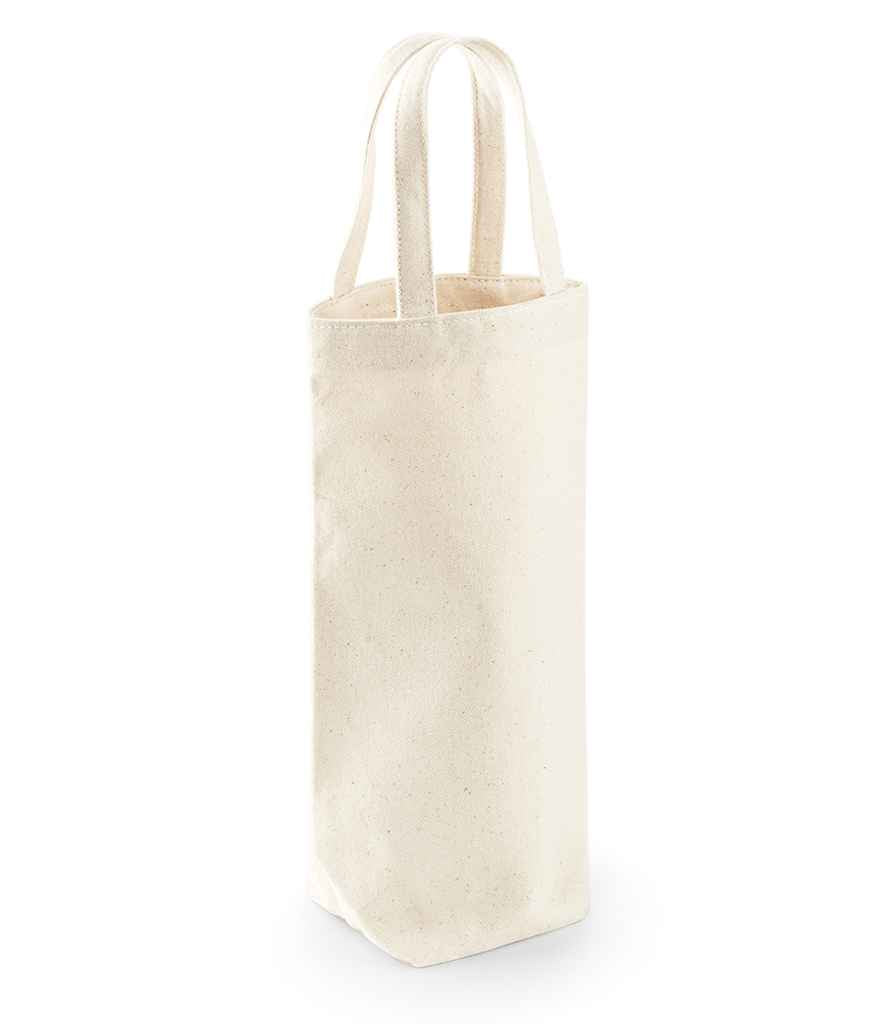 Branded Westford Mill Fairtrade Cotton Bottle Bag
