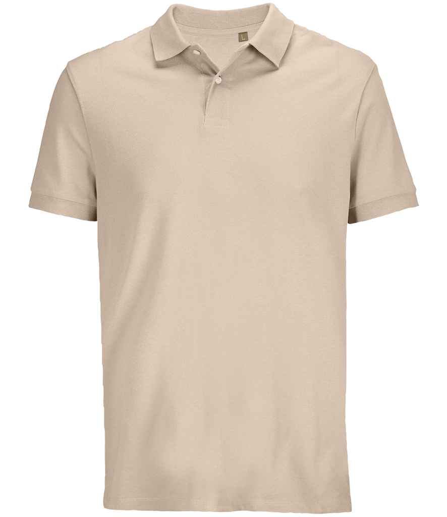 SOL'S Unisex Pacific Twin Piqué Polo Shirt Linen