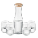 Branded Set of recycled glass drink