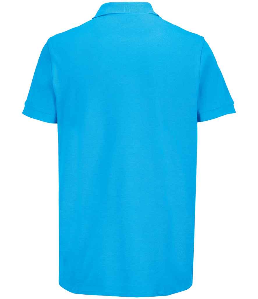 SOL'S Unisex Pacific Twin Piqué Polo Shirt Aqua