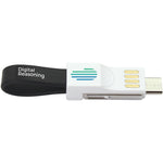 Magnetic Slide v1 USB Cable Keyring - 3-in-1