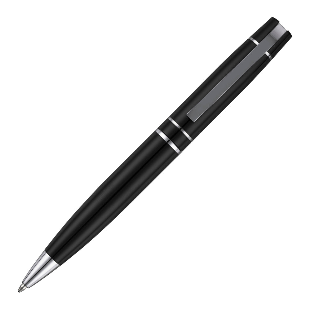 Branded DUKE ball pen with chrome trim