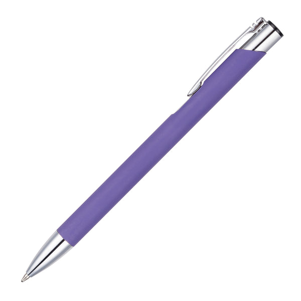 MOLE-MATE ball pen with chrome trim Purple