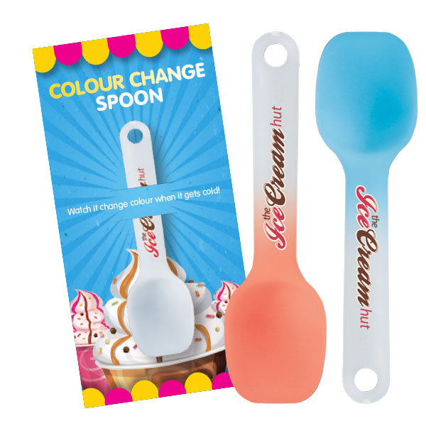 Colour Changing Spoons Printed Directly or on Backing Card