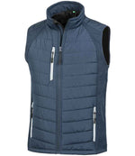 Result Genuine Recycled Compass Padded Gilet Navy/Grey