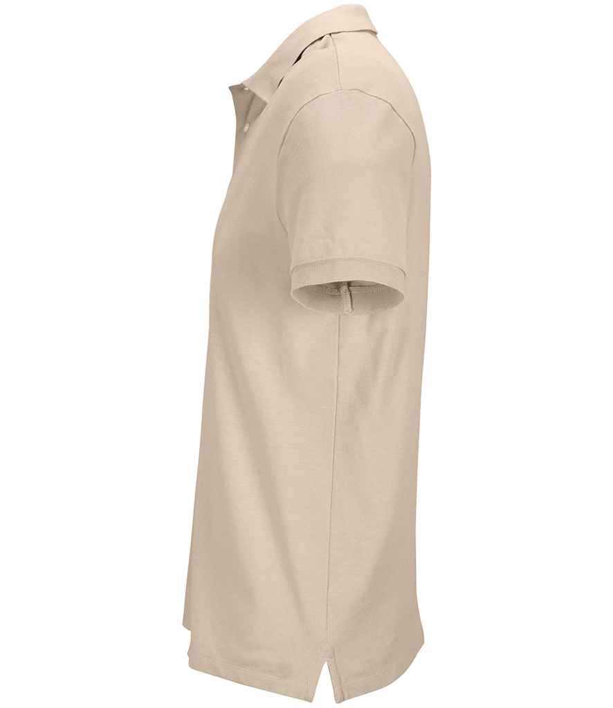 SOL'S Unisex Pacific Twin Piqué Polo Shirt Linen