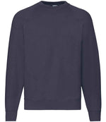 Fruit of the Loom Classic Raglan Sweatshirt Deep Navy