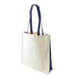 10oz Canvas Bag with Dyed Gussets - Folly Black