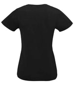 SOL'S Ladies Imperial V Neck T-Shirt Deep Black