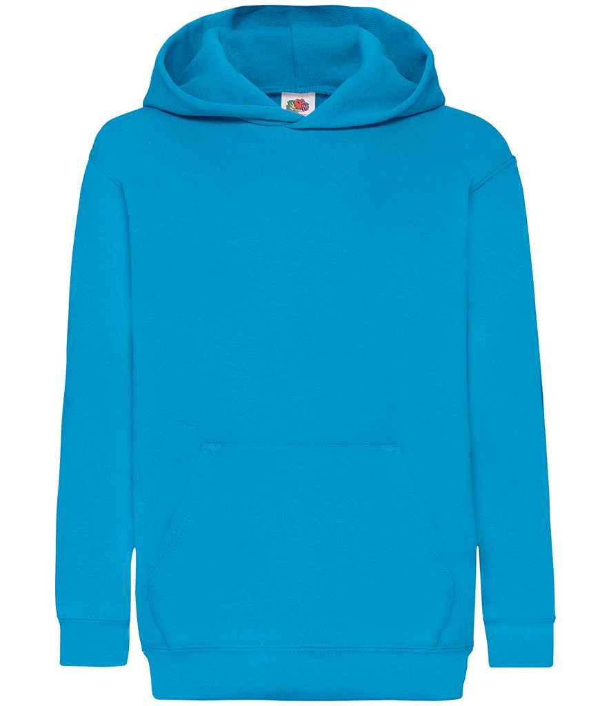 Fruit of the Loom Kids Classic Hooded Sweatshirt Azure
