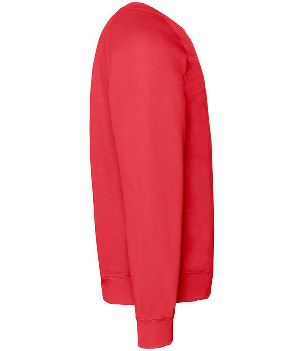 Fruit of the Loom Classic Raglan Sweatshirt Red