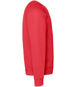 Fruit of the Loom Classic Raglan Sweatshirt Red