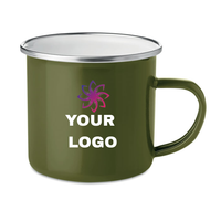 Metal mug with enamel layer 350ml
