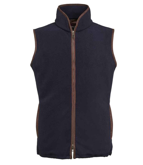 Brook Taverner Unisex Cincinatti Fleece Gilet Navy