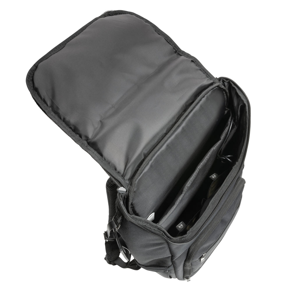 Branded Swiss Peak AWARE™ RPET Voyager 15.6" laptop backpack
