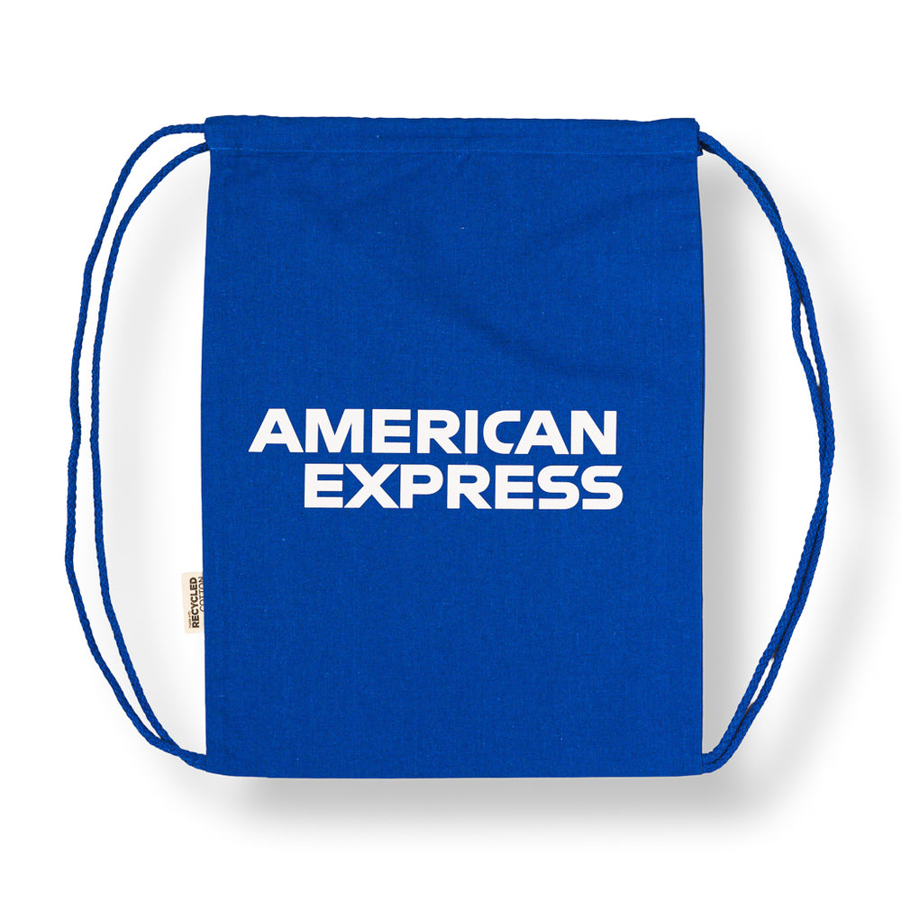 Express GRS Certified, Recycled Cotton Drawstring Bag