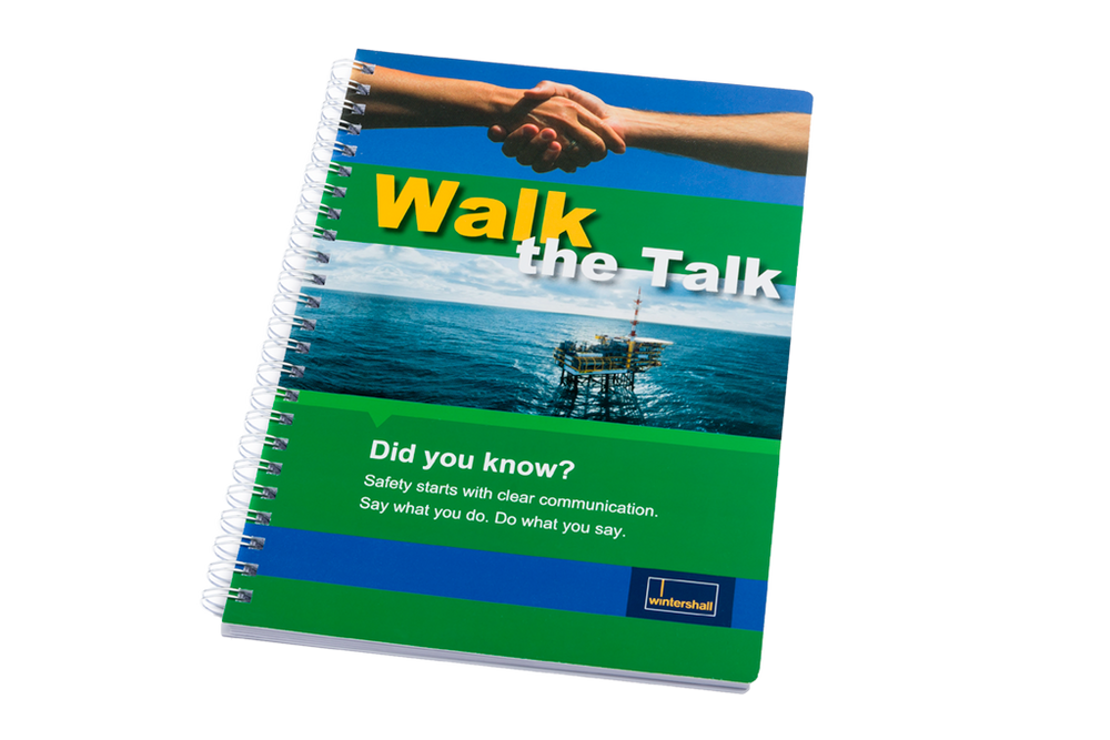 A5 Notepad with Wrapover Front Cover White