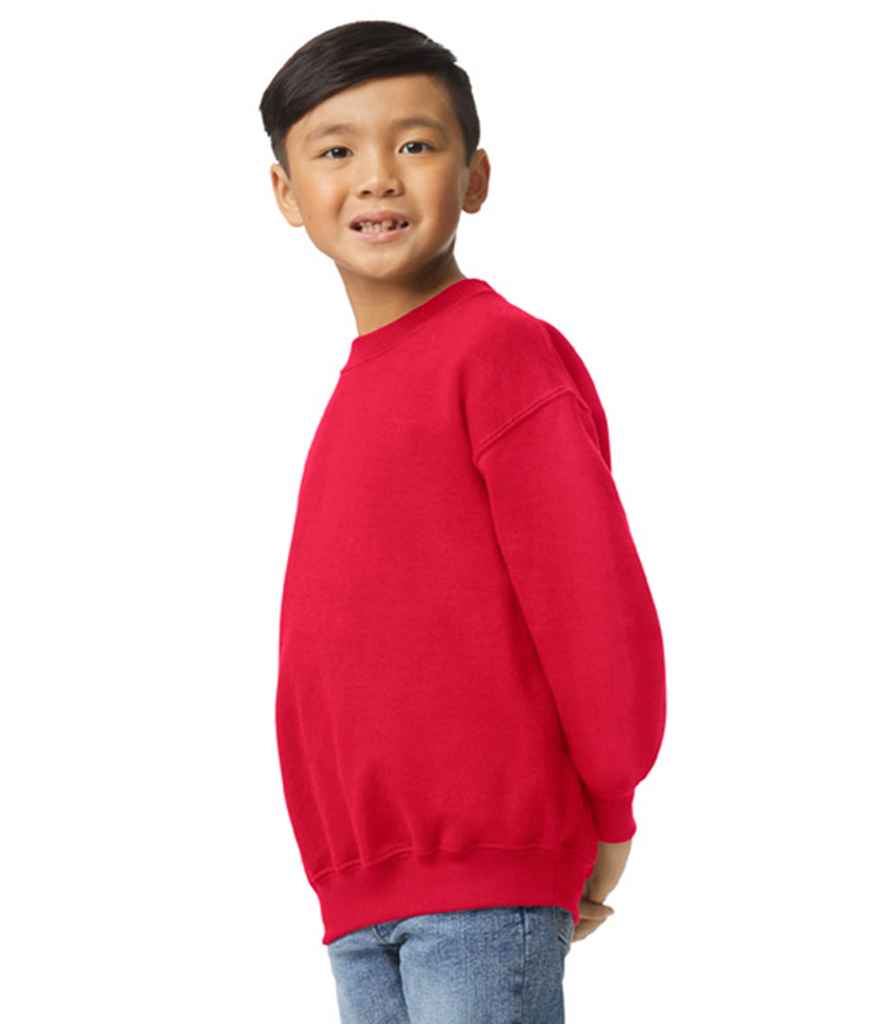 Gildan Kids Heavy Blend™ Drop Shoulder Sweatshirt Red