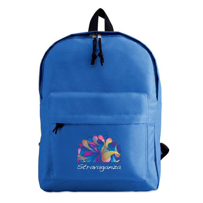 Branded 600D polyester backpack
