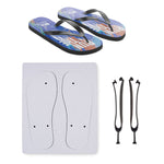 Branded Sublimation beach slippers M