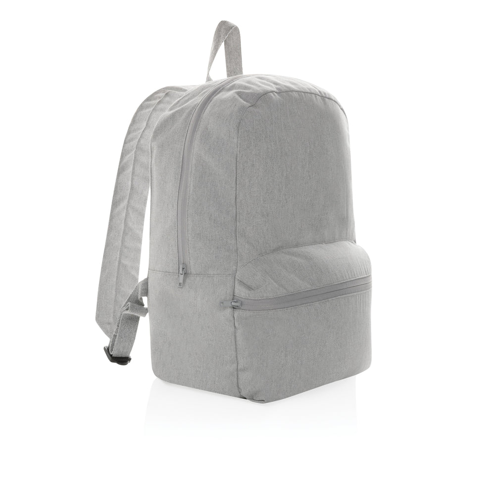 Branded Impact Aware™ 285 gsm rcanvas backpack undyed