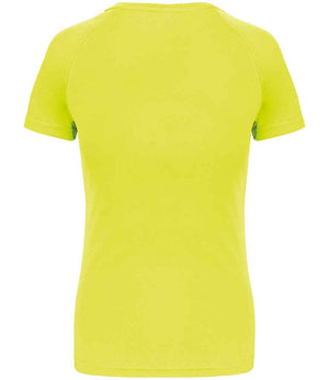 Proact Ladies Performance T-Shirt Fluorescent Yellow