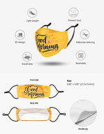 Double Layer 3D Flat-Fold Fabric Face Mask