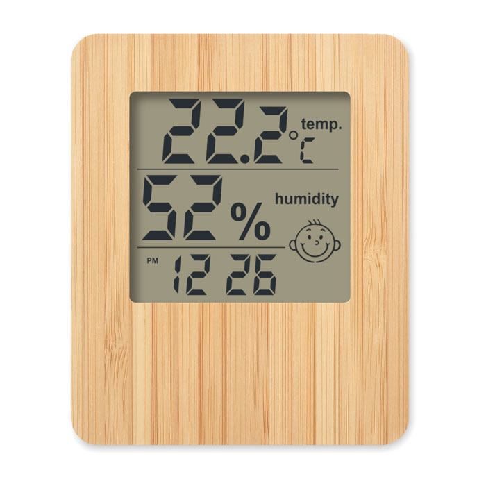 Branded Bamboo weather station