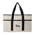 Branded VINGA Volonne AWARE™ recycled canvas beach bag