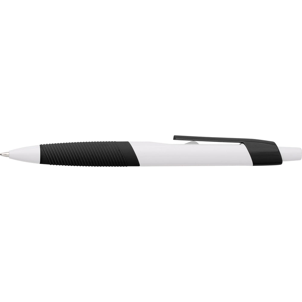 Oxonian Plastic ballpen with rubber grip