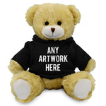 Branded Black Hoodie Bear
