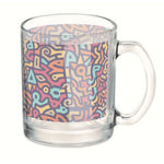 Transparent Gloss Glass Sublimation Mug - 300ml