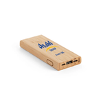KOHN. 5.000 mAh capacity portable bamboo battery