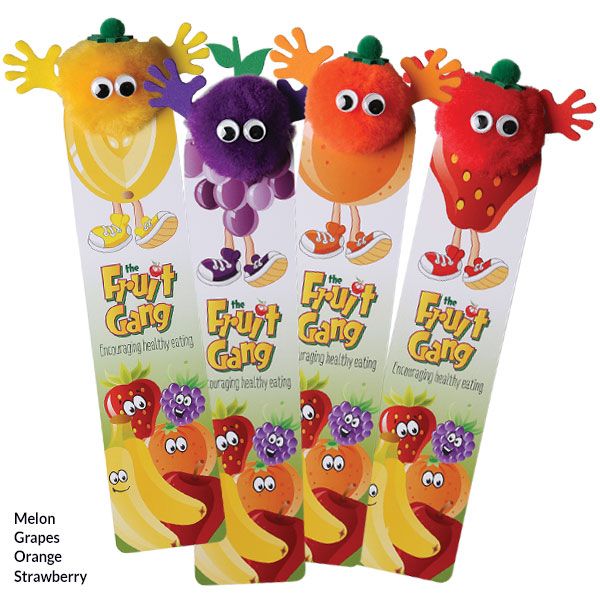 Healthy Logobug Characters on a Bookmark!