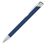 MOLE-MATE ball pen with chrome trim Navy Blue