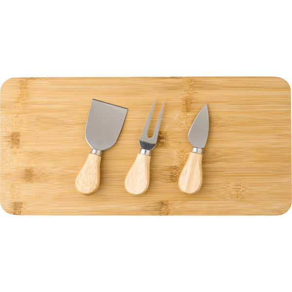 Branded Honeyfields Bamboo cheese board
