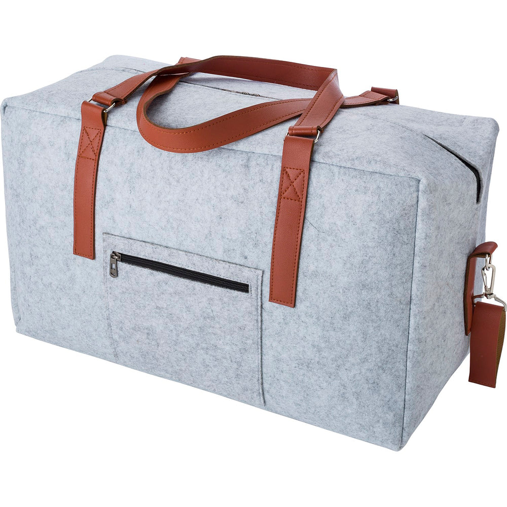 Branded Gorphwysfa RPET felt travel bag