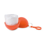 Branded Poncho in round container