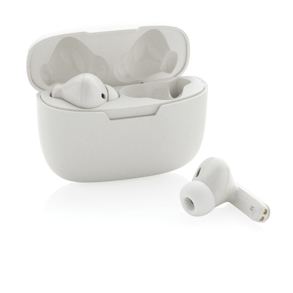 Branded RCS recycled plastic Liberty Pro wireless earbuds