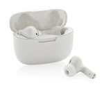 Branded RCS recycled plastic Liberty Pro wireless earbuds