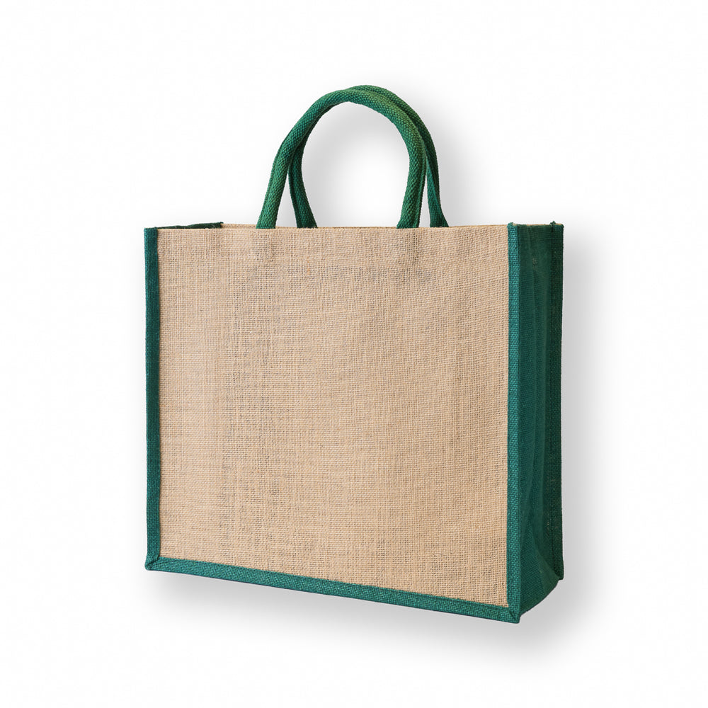 Aura Accented Jute Bag