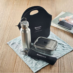 Branded Lunch set in stainless steel