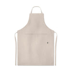 Hemp adjustable apron 200 gr/m² Beige