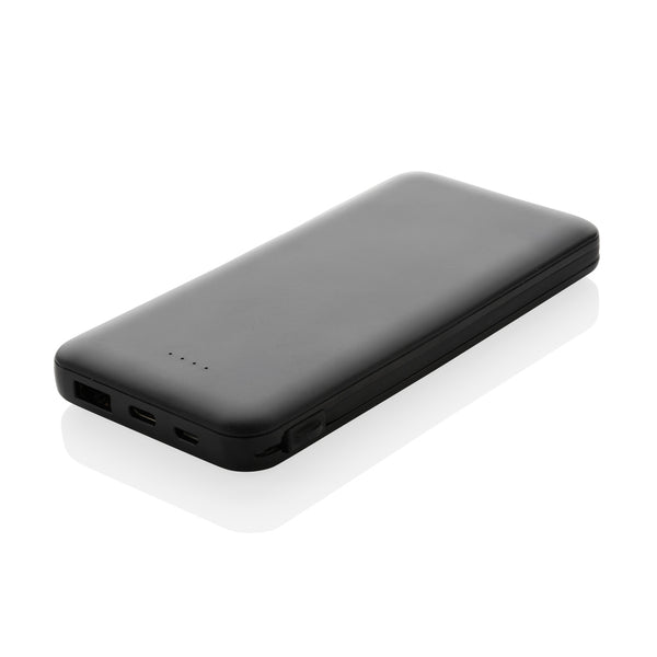 Branded Lockhart RCS recycled plastic 10.000 with integrated cables